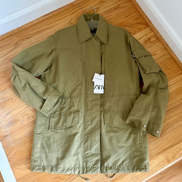 Zara ZW Collection Cargo Parka - Picture 6 of 10